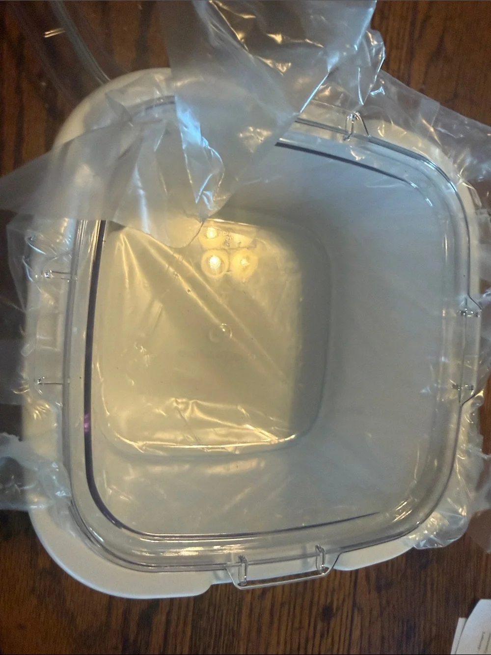 Pampered Chef 1 Quart Cool Serve Plastic Square Food Storage Container with Lid